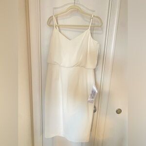 Brand new w tags Dress the Population white dress size XL